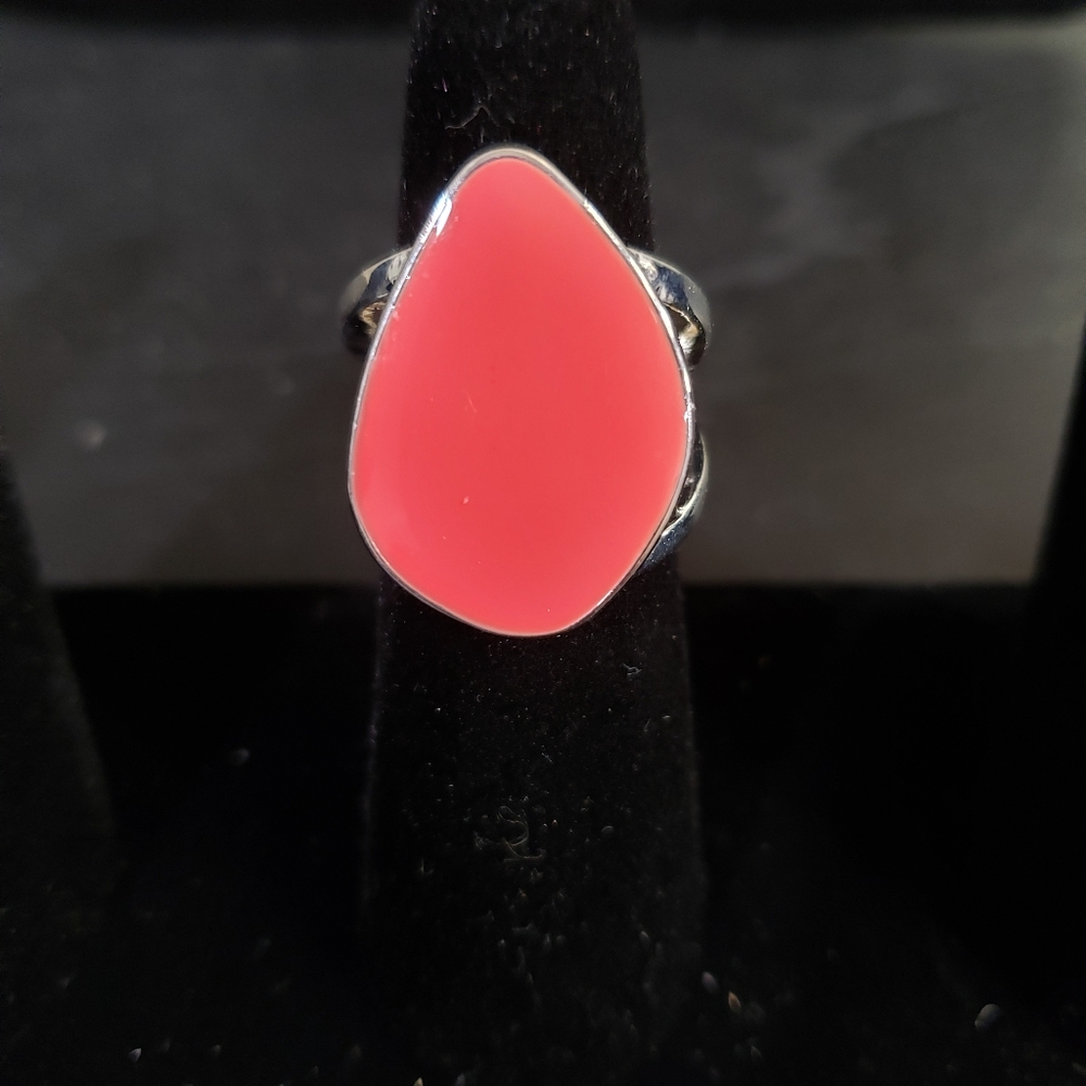 Grace Adele Sorrento Coral Ring Size 8